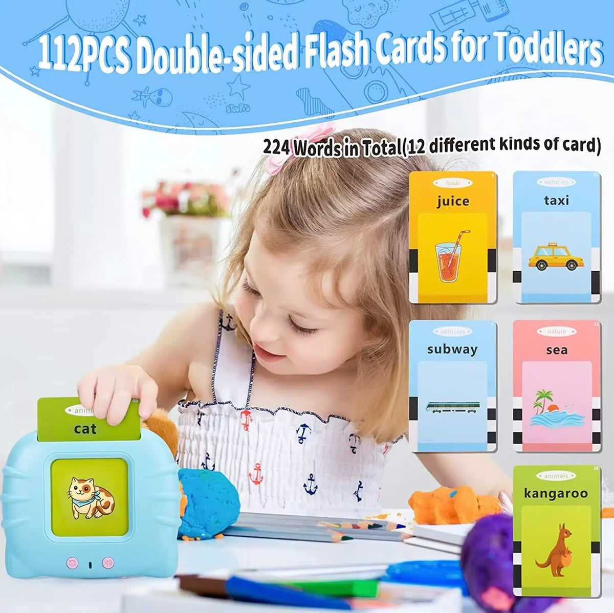 Early Educational Talking Flash Cards